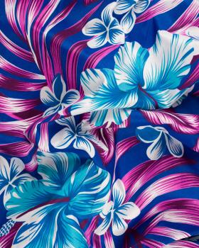 Polynesian Fabric AVERA Blue - Tissushop